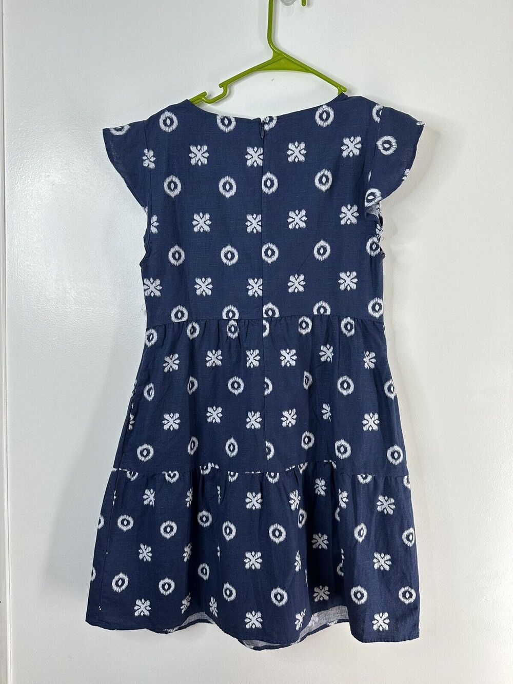 Goodthreads Linen Blend Sundress New! Size Small Geometric Pattern Pockets